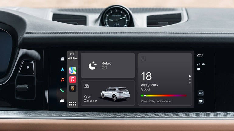 My Porsche App: Wellness und Audio jetzt auch via CarPlay