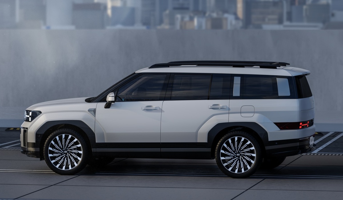 mid Groß-Gerau - 21-Zoll-Räder verleihen dem SUV einen robusten Look. Hyundai Motor Deutschland GmbH