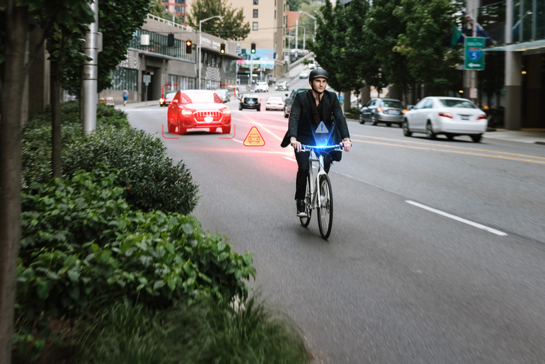 Fahrrad-Gadget RS 1000 - Digitaler Rückspiegel mit Extras