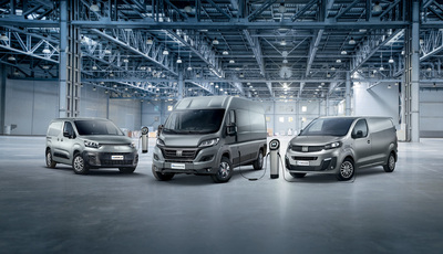 Fiat E-Ducato, Fiat E-Scudo und Fiat E-Doblo inklusive Wallbox