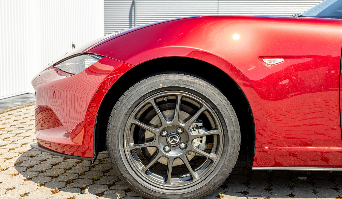 mid Groß-Gerau - Die 16 Zoll Leichtmetall-Schmiedefelgen sind Made in Japan. Mike Neumann / mid