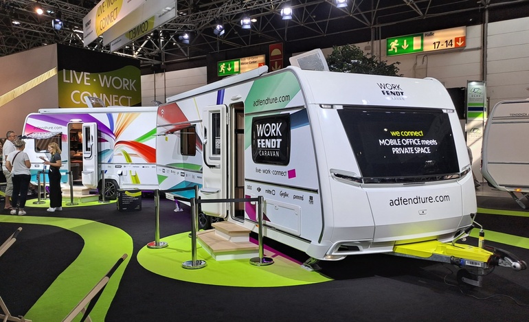 Fendt-Caravan öffnet Wohnwagen für neue Arbeitsweisen