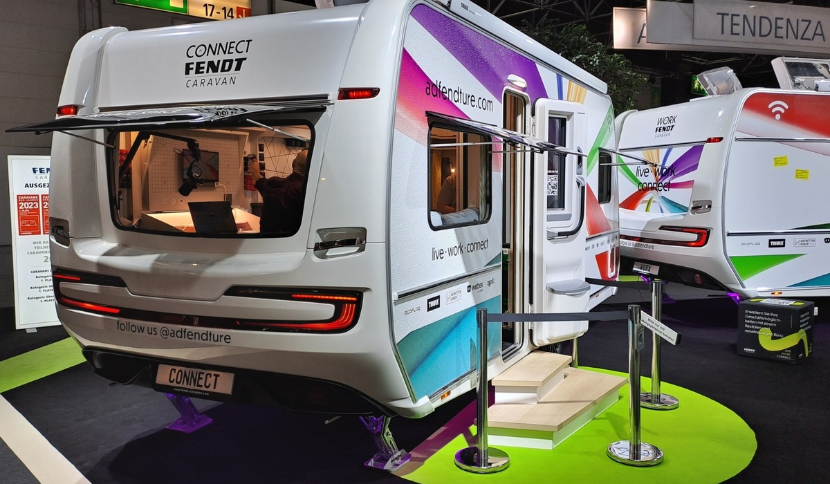 mid Düsseldorf - Das aufstellbare Heckfenster belichtet und belüftet den Arbeitsbereich perfekt. Karl Seiler / mid