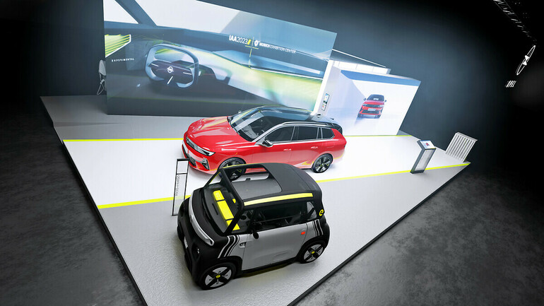 Opel mit neuartigem Standkonzept auf der IAA Mobility 2023