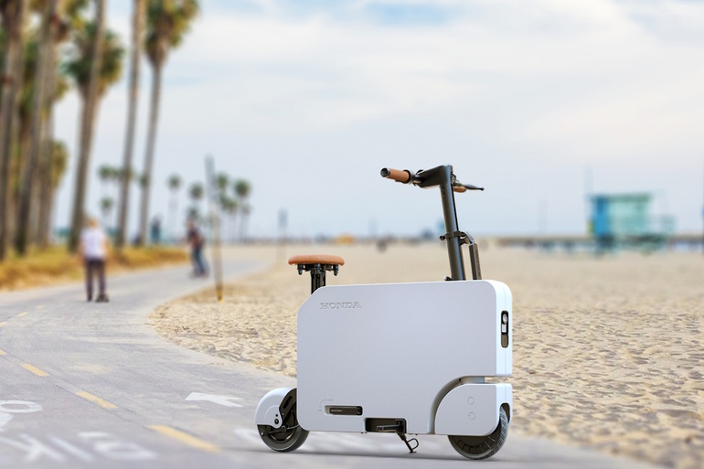 E-Scooter Honda Motocompacto - Wandelbarer Koffer
