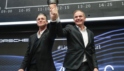 Porsche zufrieden mit erstem Börsenjahr