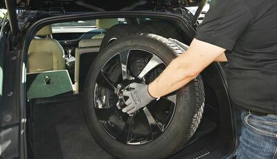 Wechselräder nur gut gesichert transportieren