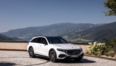 Mercedes E-Klasse T-Modell All-Terrain am Start