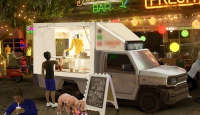 Japan Mobility Show 2023: Toyota IMV 0 als rollendes Cafe