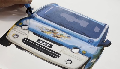 Fiat Multipla: Zum Geburtstag ein Unikat im Comic Stil
