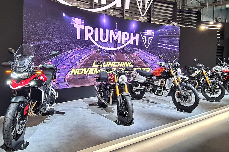 Neue Triumph Modelle auf Händlertour durch Deutschland Neue Triumph Modelle auf Händlertour durch Deutschland
