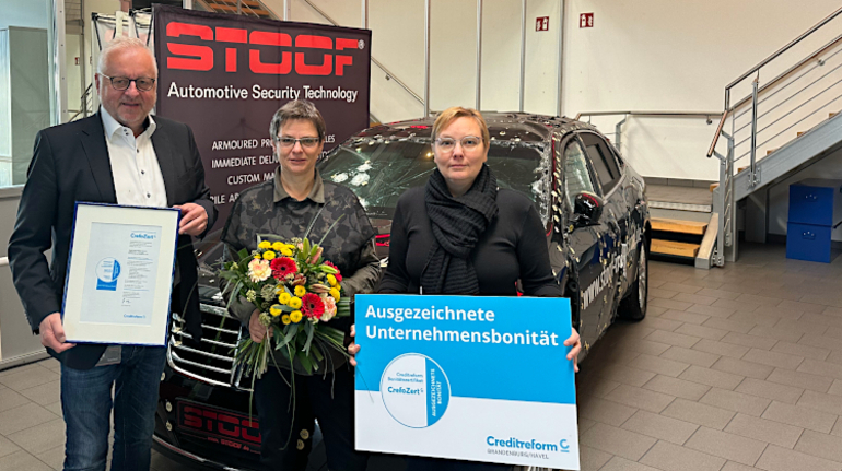 STOOF INTERNATIONAL ERHÄLT VON CREDITREFORM PREIS FÜR STOOF INTERNATIONAL ERHÄLT VON CREDITREFORM PREIS FÜR