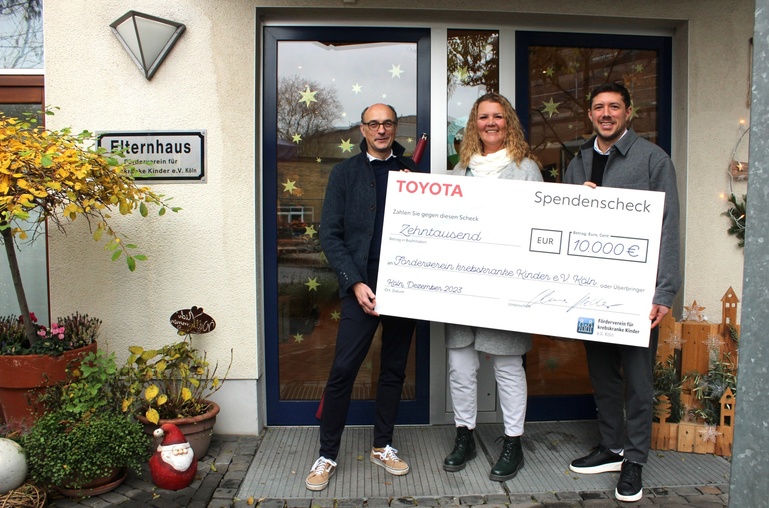 Toyota: 10.000 Euro für Familien krebskranker Kinder