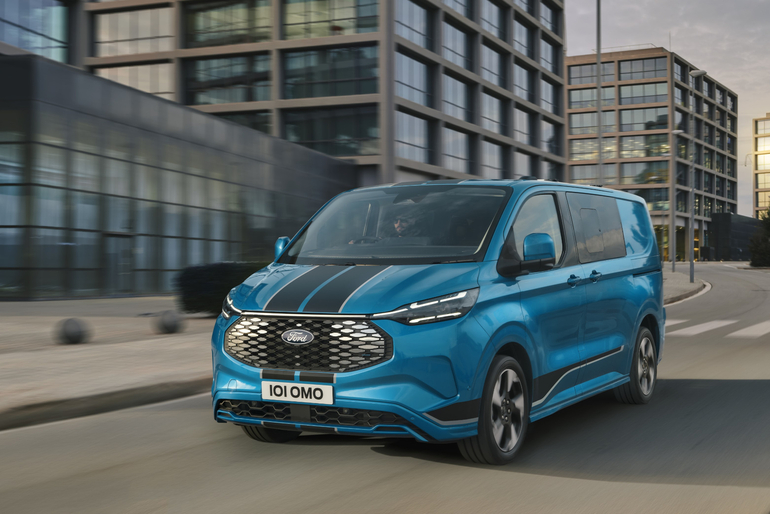 Elektrischer Ford Transit Custom bestellbar