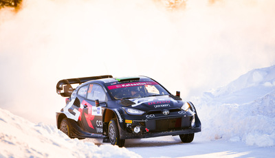 Toyota Gazoo Racing bei der Rallye Schweden