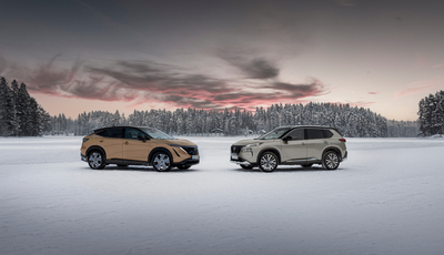 Nissan e-4orce-Technik im Winter-Test