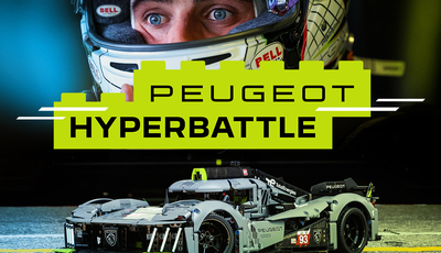 Aufbau-Wettbewerb mit ''Lego''-Peugeot