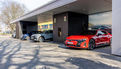 Audi eröffnet Charging-Hub in Frankfurt am Main