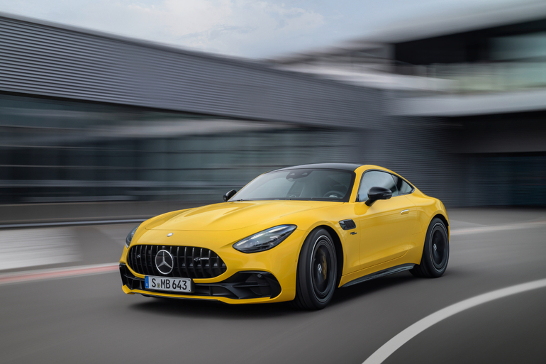 Das neue Mercedes-AMG GT 43 Coupe mit vier Zylindern