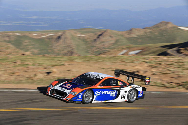 Hyundai beim Bergrennen Pikes Peak International Hill Climb