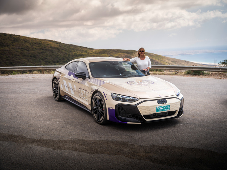 Erste Ausfahrt mit dem Prototyp Audi e-tron GT