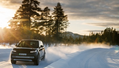 Range Rover Electric: Härtetests in Schnee und Sand