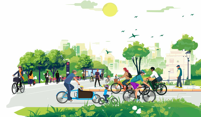 Studie zu Potenzialen des Radverkehrs - Ein Drittel weniger CO2-Emissionen Studie zu Potenzialen des Radverkehrs - Ein Drittel weniger CO2-Emissionen