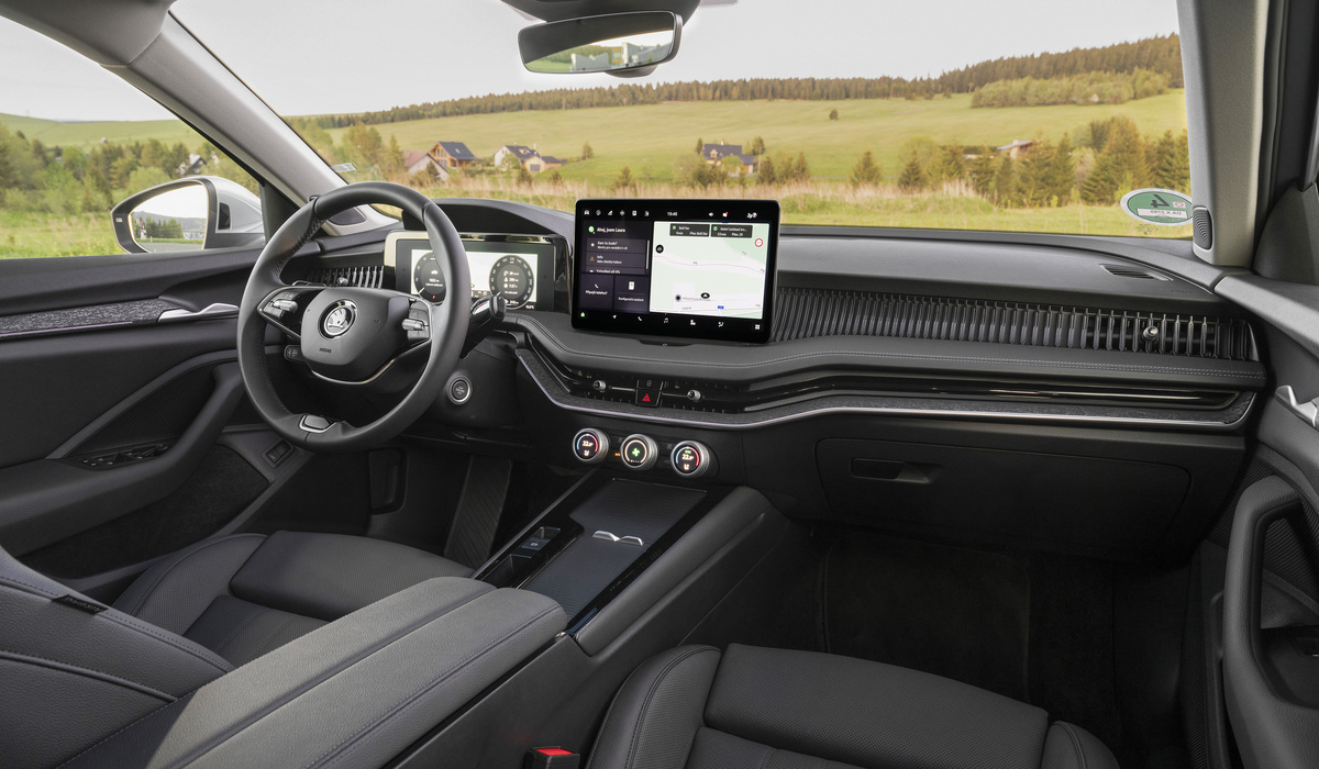 Das Interieur ist durchdacht gestaltet und die Bedienung recht einfach Foto: Skoda