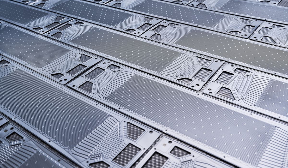 mid Groß-Gerau - Bipolarplatten sind eine strategische Komponente der Brennstoffzellentechnologie. Bernd Kammerer / Schaeffler