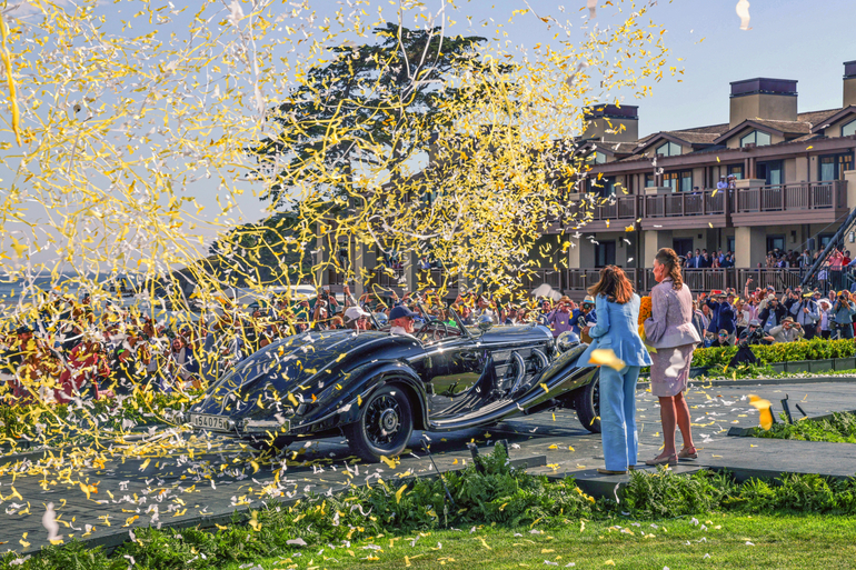 Alter Sterne-Glanz und zwei Mercedes-Premieren am Pebble Beach Alter Sterne-Glanz und zwei Mercedes-Premieren am Pebble Beach