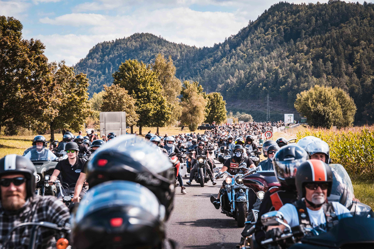 Davidson-Schau auf der Bike Week Davidson-Schau auf der Bike Week