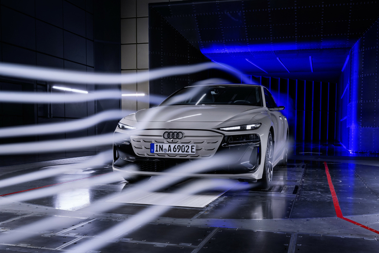 Aerodynamik pur: Audi A6 Sportback e-tron Aerodynamik pur: Audi A6 Sportback e-tron