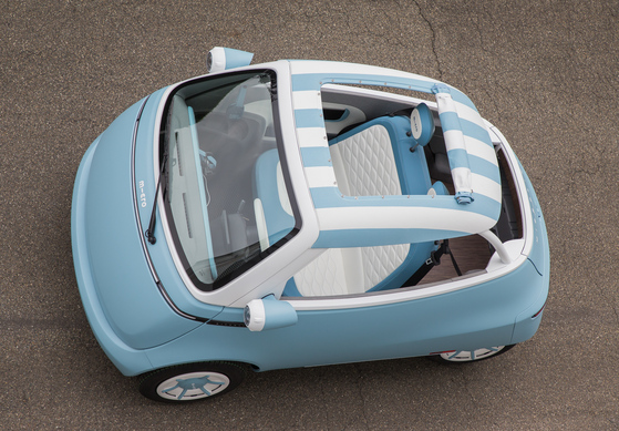 Vollelektrisches Mini-Cabriolet Microlino Spiaggina