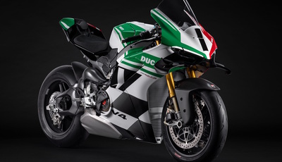 Ducati Panigale V4 S Tricolore - Sonderlack und Edel-Komponenten