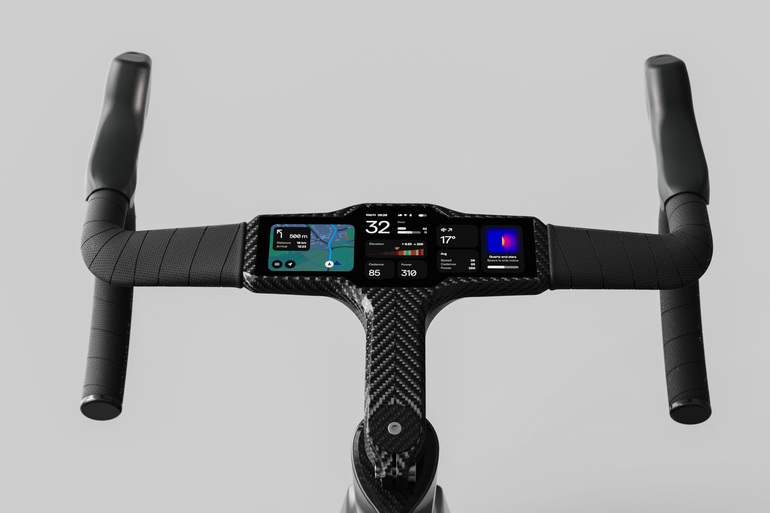 Digitaler Fahrradlenker Flitedeck - Aufgeräumt