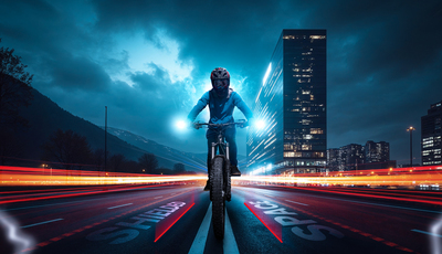 Fahrradlicht „Bikelight“  - Mit Laser-Schutzzone 