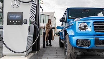 Mercedes-Ladedienste  - Das E-Auto reserviert die Ladesäule 