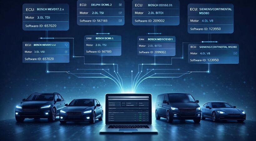 Digitale Plattformen im Chiptuning: Der direkte Weg zur passenden Datei